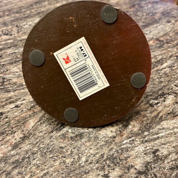 Santa Claus Workshop Toy Maker Doll Statue Figurine On Wooden Base 6”tall5”wide - Picture 7 of 9